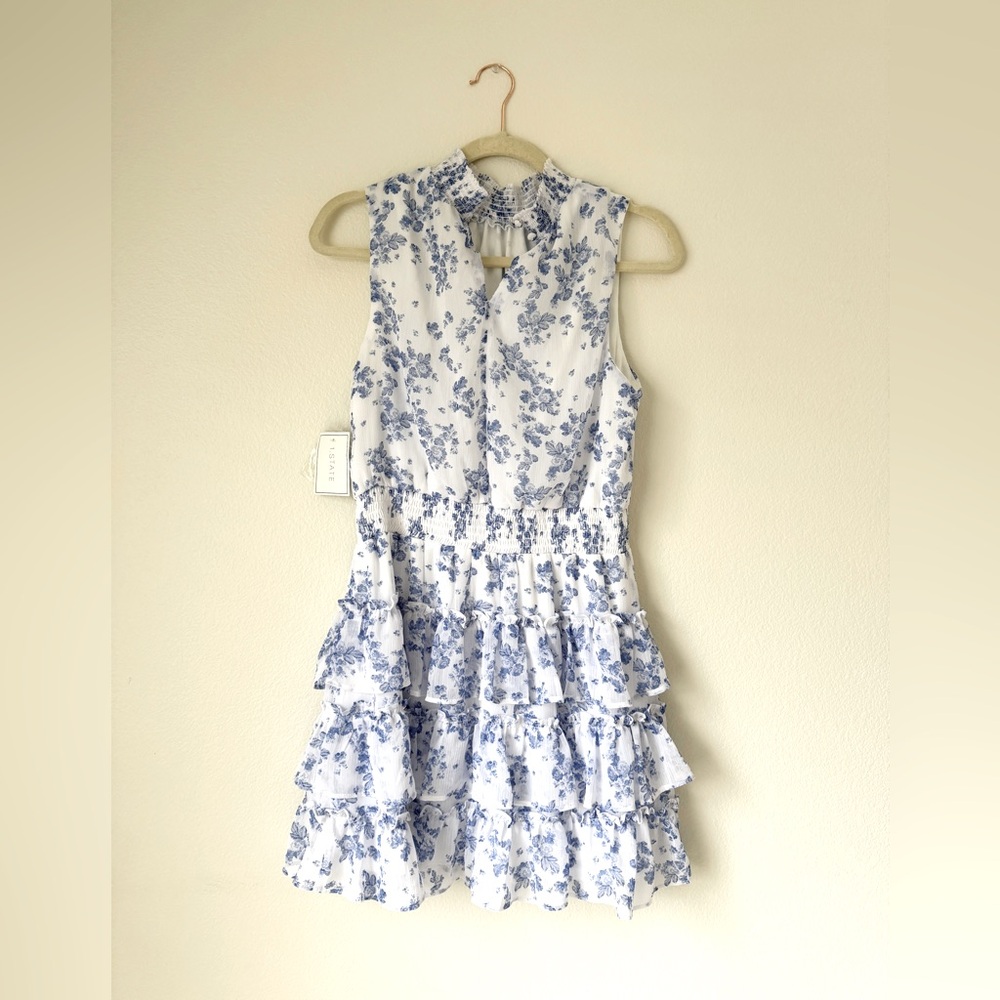 1. State | NWT | Blue & White Floral Dress